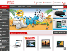 Tablet Screenshot of jackyselectronics.com